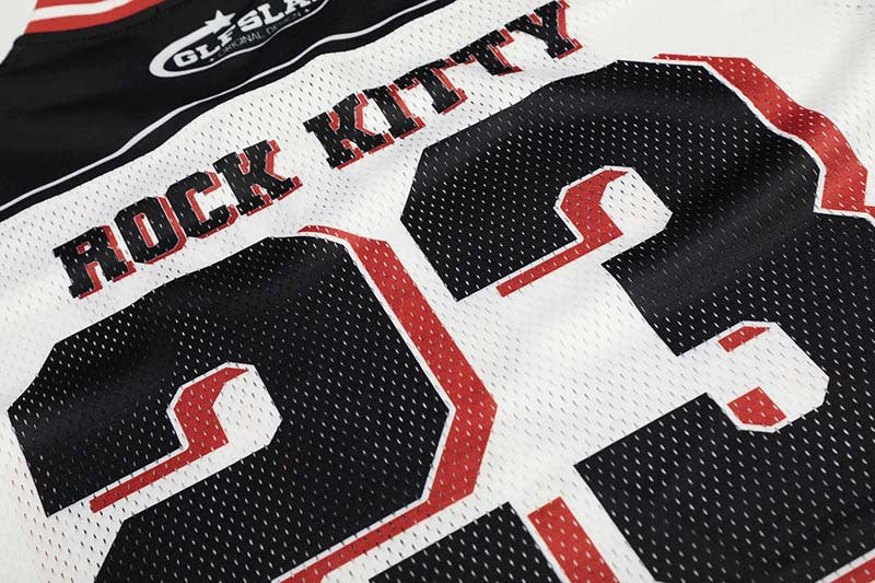 Rock Kitty Graphic V-Neck Tee