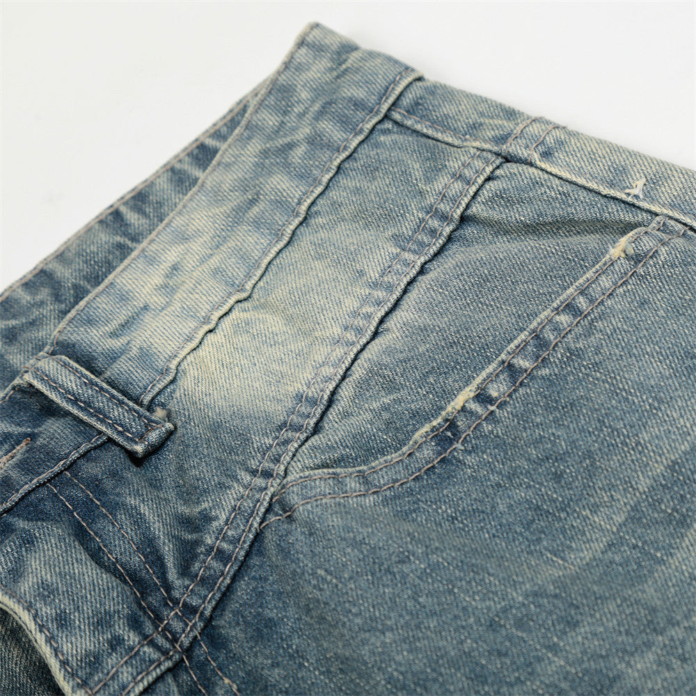 Distressed Baggy Denim Jeans