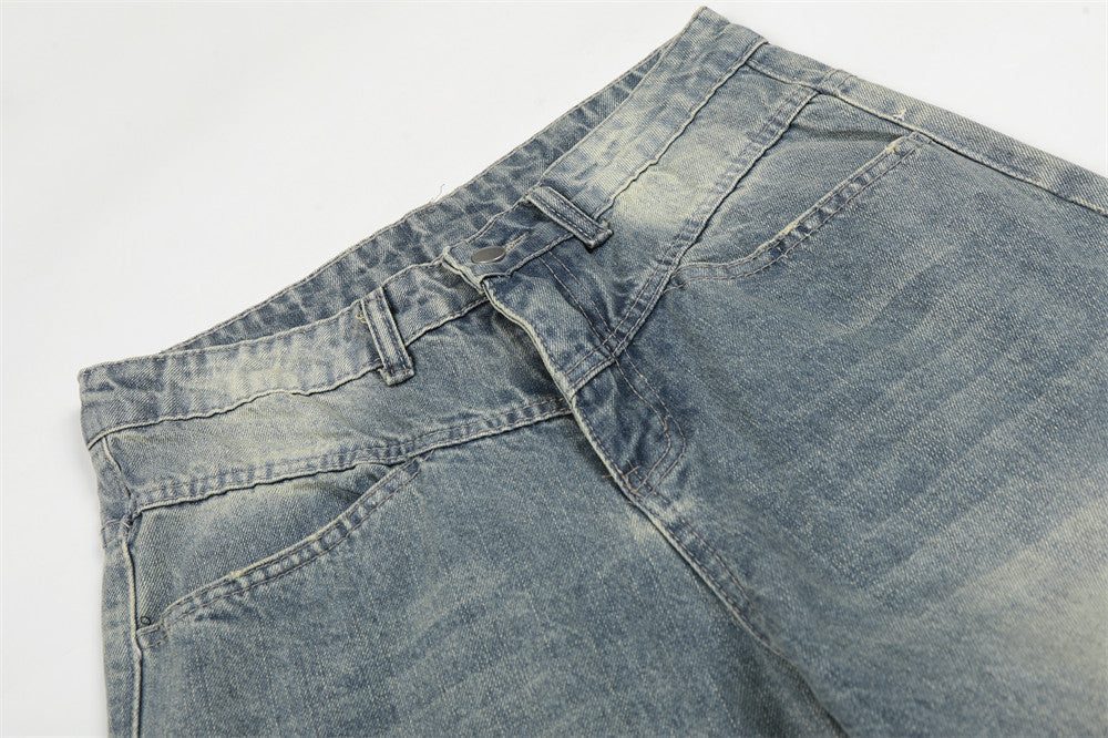 Distressed Baggy Denim Jeans