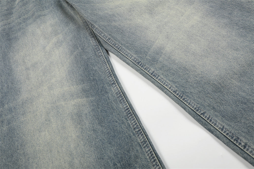 Distressed Baggy Denim Jeans