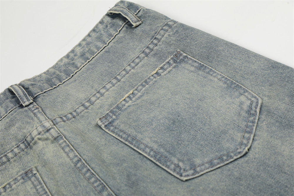 Distressed Baggy Denim Jeans
