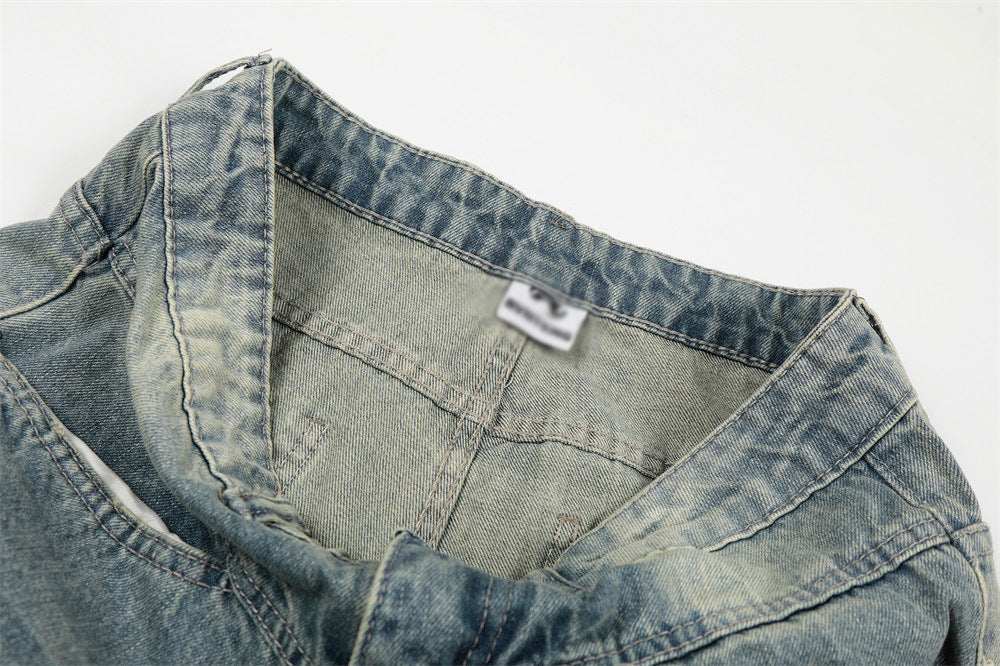 Distressed Baggy Denim Jeans