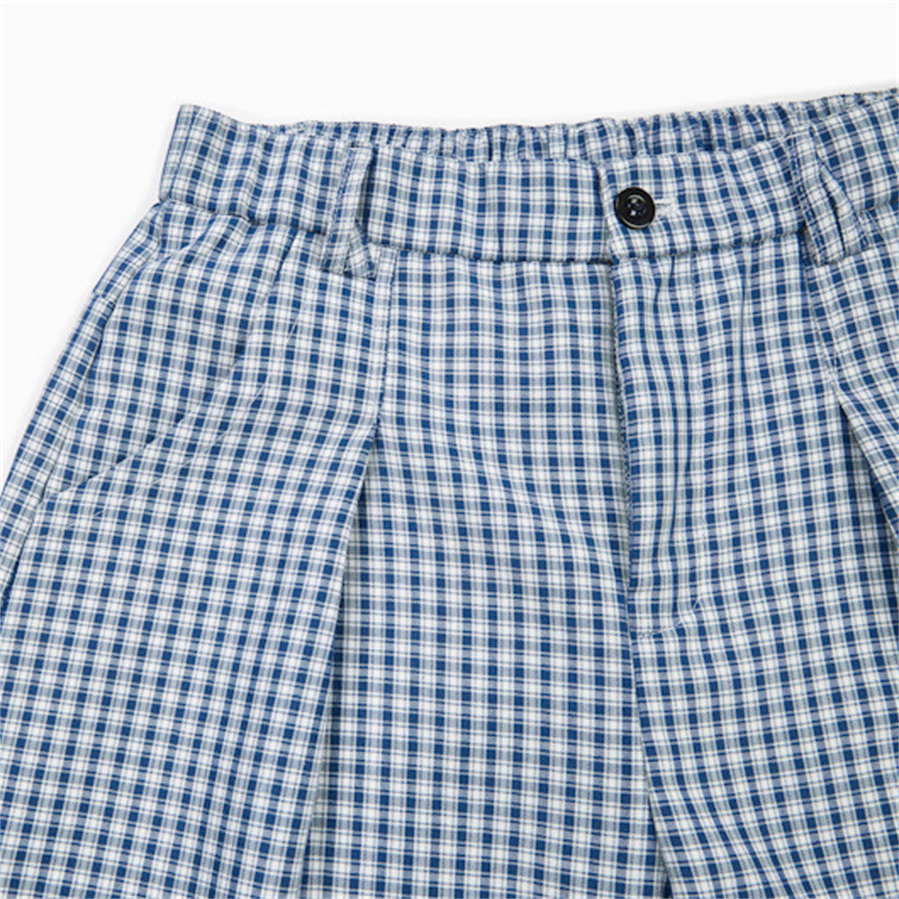 Gingham Baggy Pants