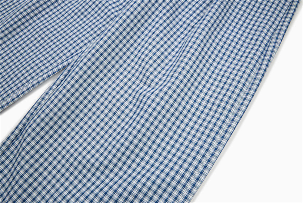 Gingham Baggy Pants
