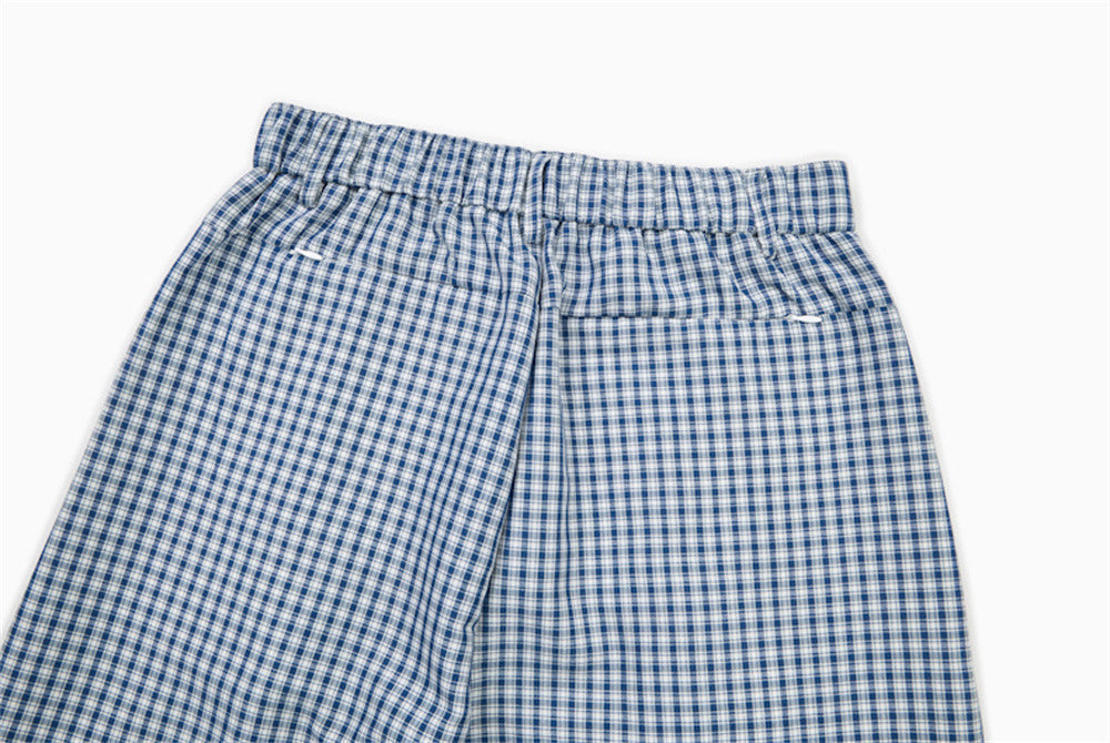 Gingham Baggy Pants