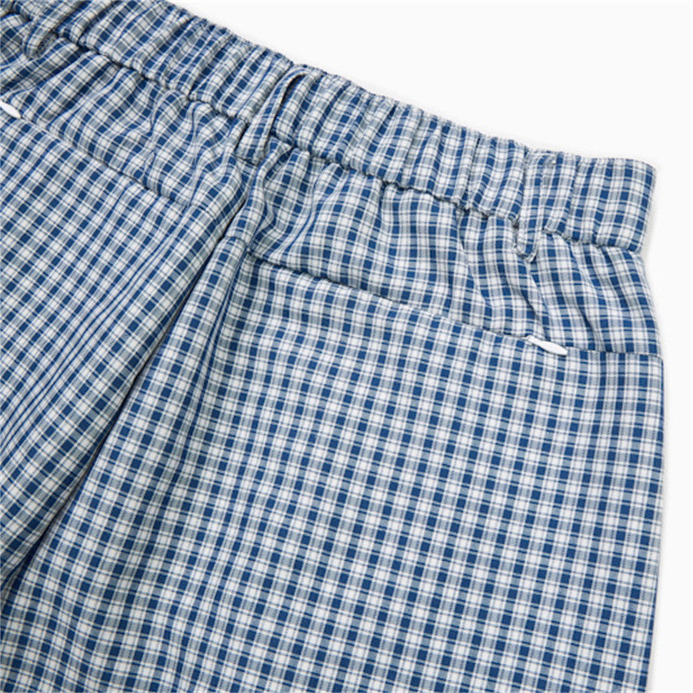 Gingham Baggy Pants