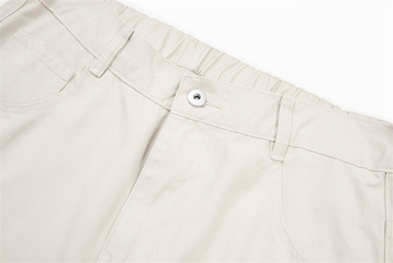 DAXUEN Oversized wide-leg pants with puddle effect