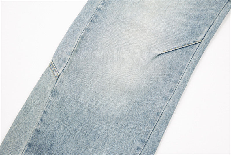 High-Waisted Barrel-Leg Jeans