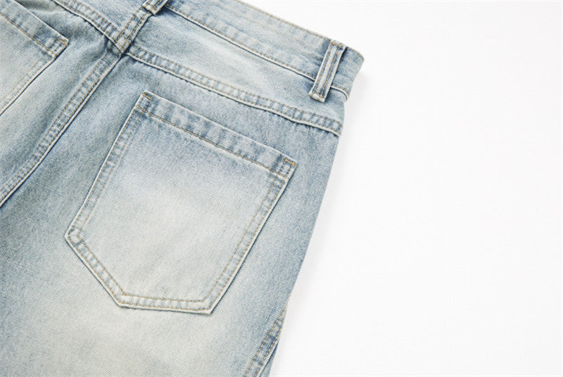 High-Waisted Barrel-Leg Jeans