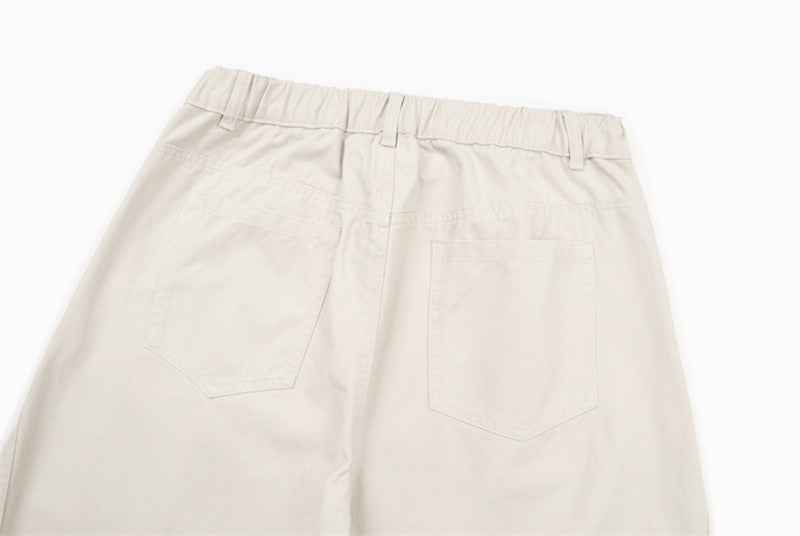 DAXUEN Oversized wide-leg pants with puddle effect