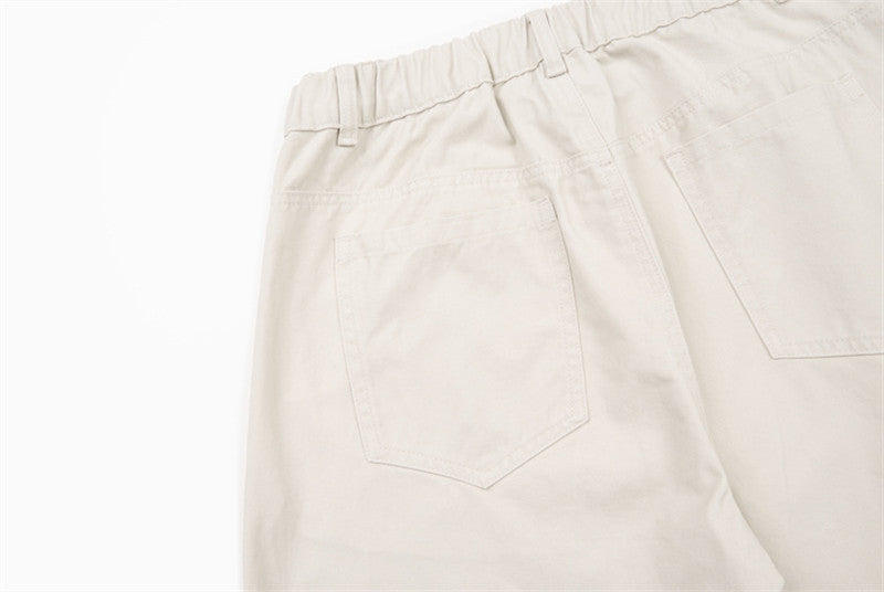 DAXUEN Oversized wide-leg pants with puddle effect