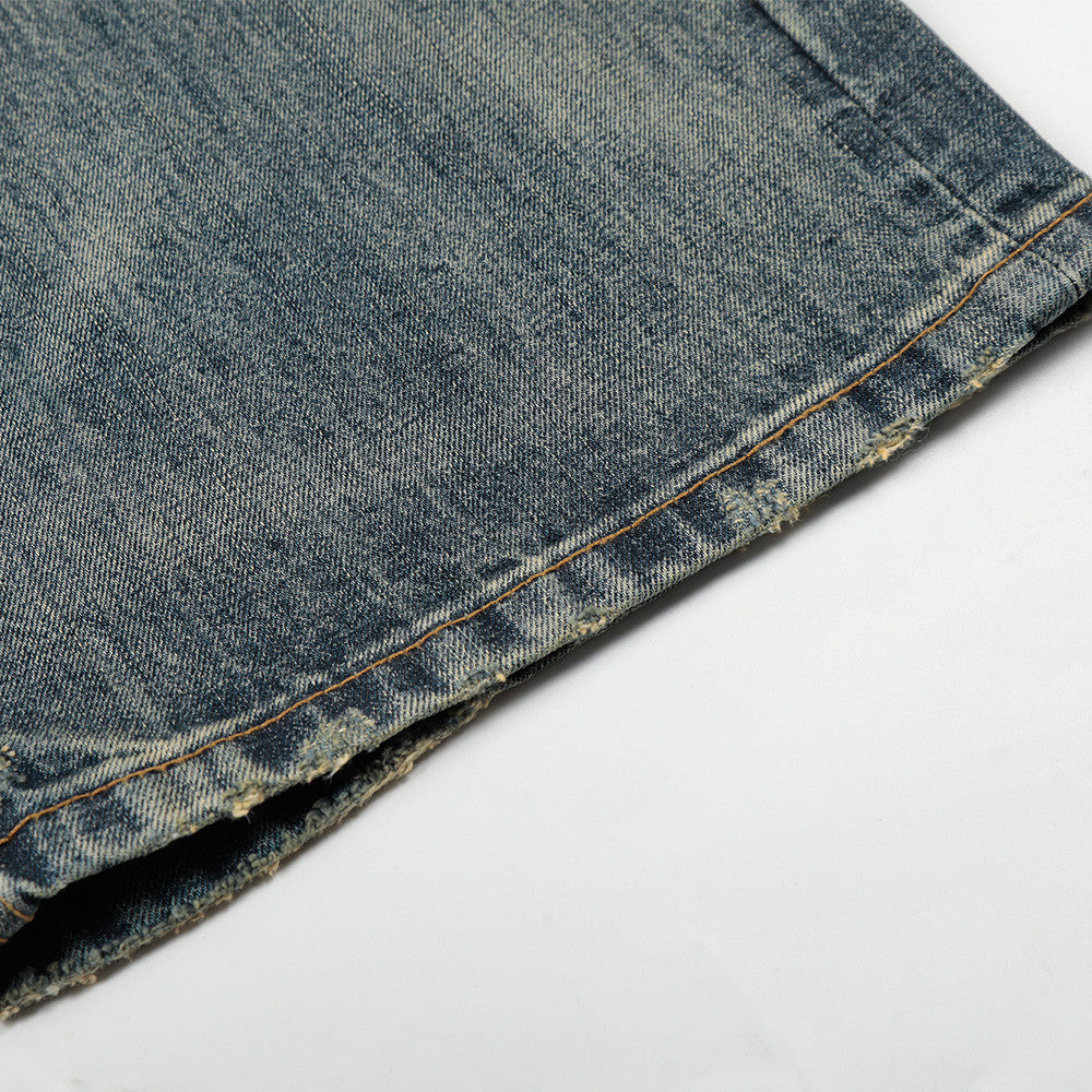 Distressed Baggy Denim Jeans