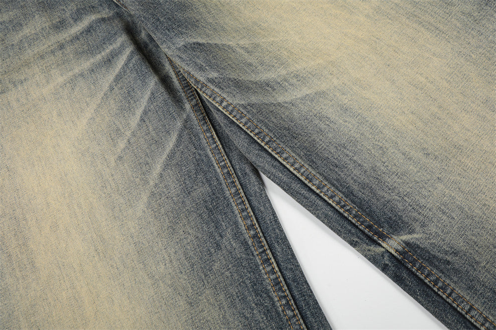 Distressed Baggy Denim Jeans