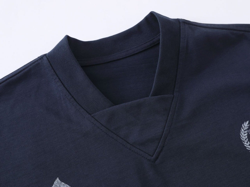 Vintage Graphic V-Neck Tee