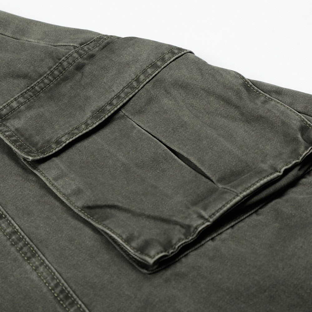Wide-Leg Balloon Cargo Pants