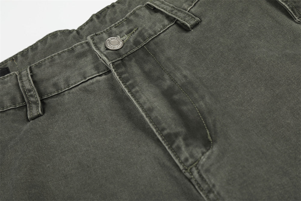 Wide-Leg Balloon Cargo Pants