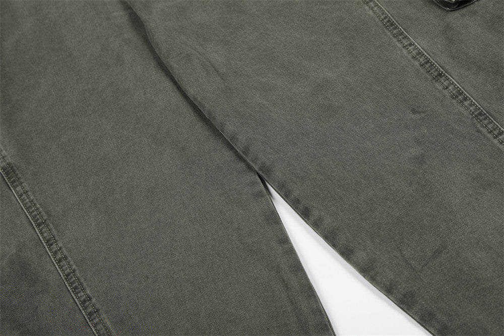 Wide-Leg Balloon Cargo Pants