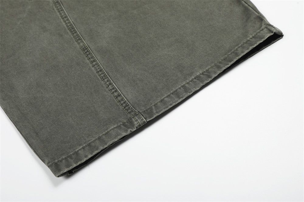 Wide-Leg Balloon Cargo Pants