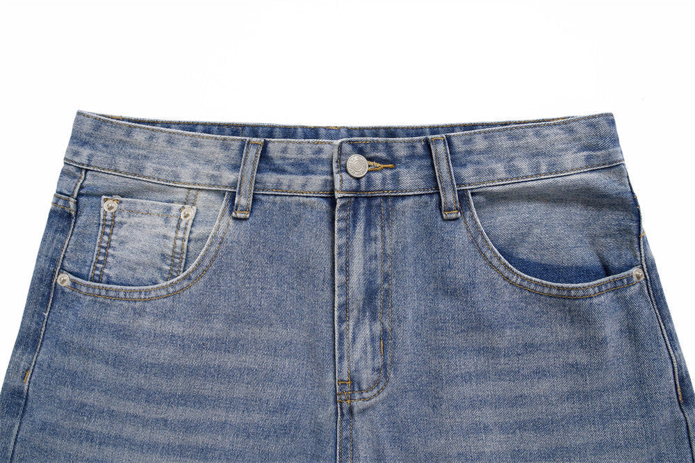 Faded Light Blue Baggy Jeans