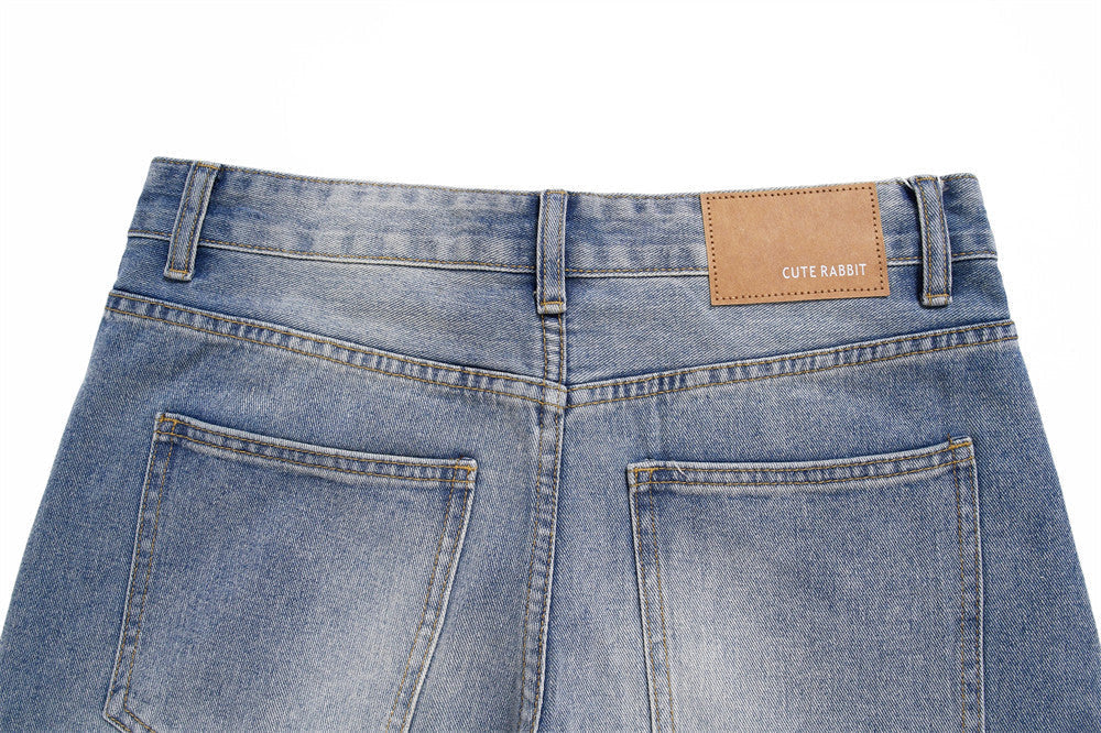Faded Light Blue Baggy Jeans