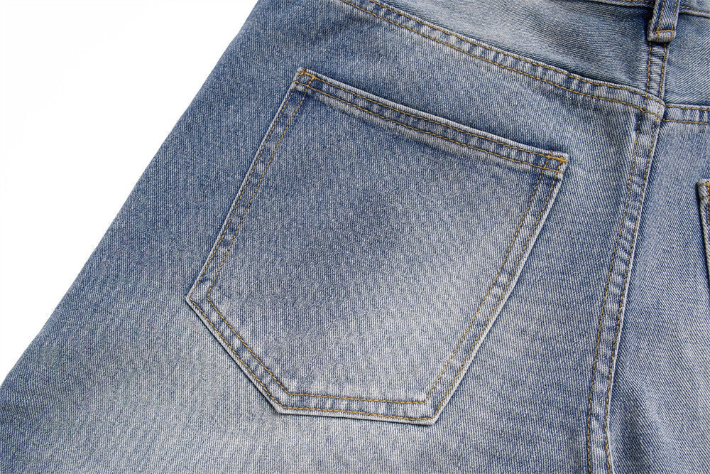 Faded Light Blue Baggy Jeans