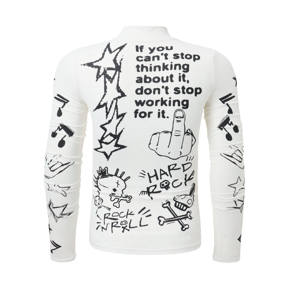 Madxmarx Graphic Long Sleeve Top
