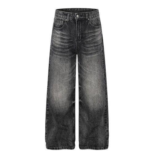 Madxmarx Vintage Washed Black Wide-Leg Jeans - XS / Black