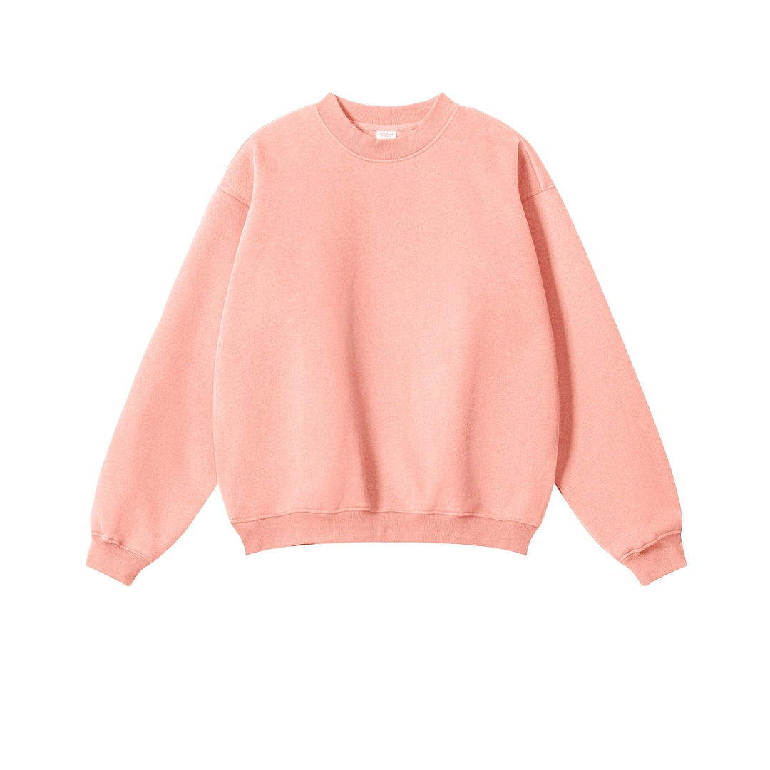 Fleece Lining Oversize Sweatshirt