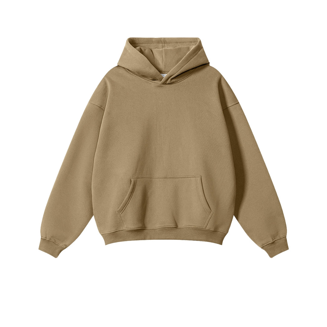 light brown hoodie