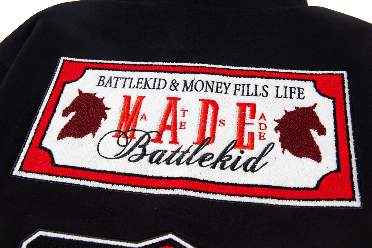Madxmarx Embroidered Badge Logo Hoodie