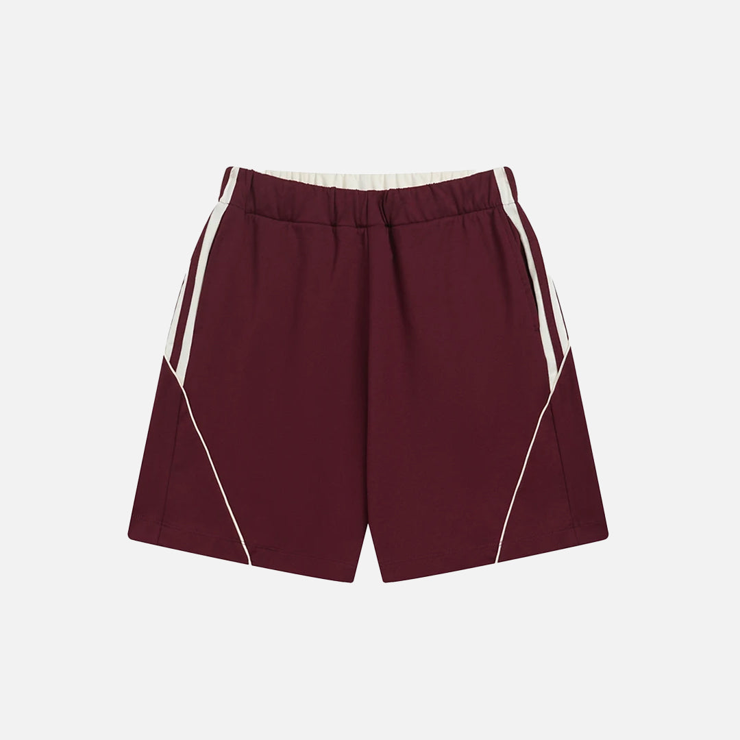 Pantaloncini larghi a righe patchwork