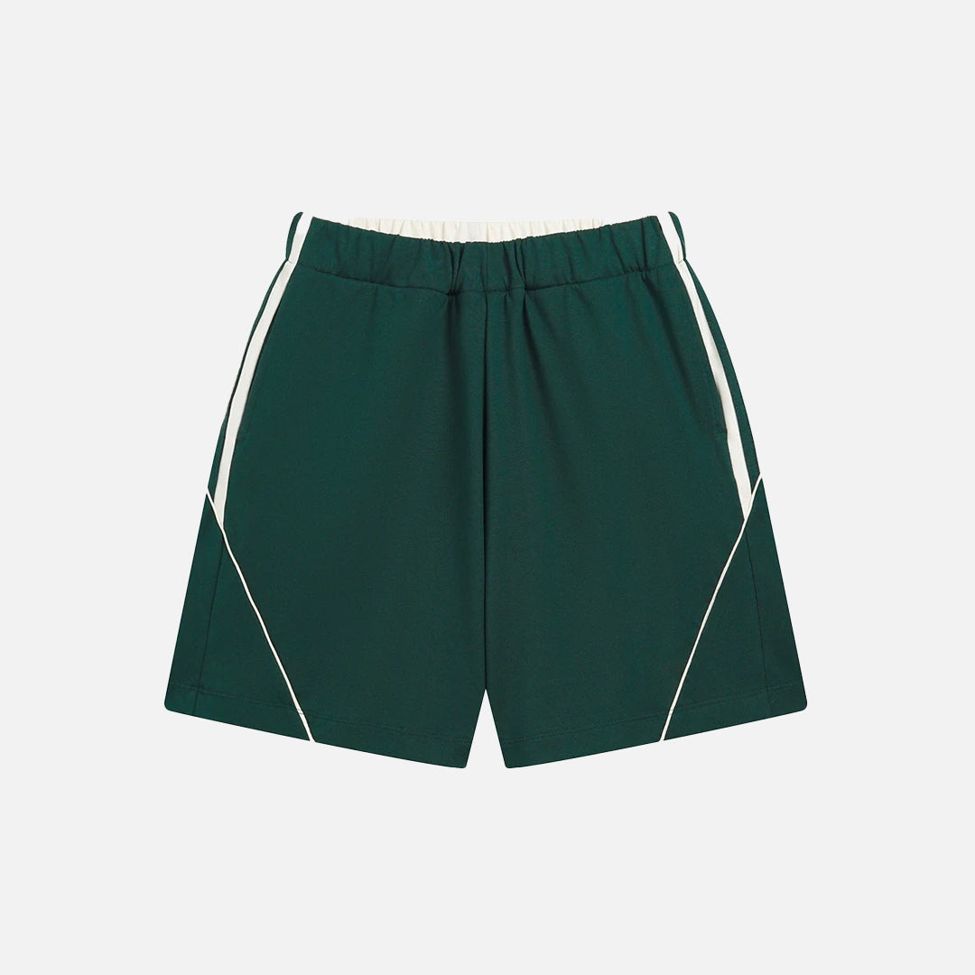 Pantaloncini larghi a righe patchwork