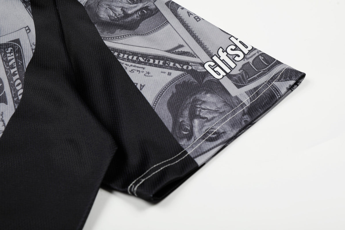 Madxmarx Dollar Print Mesh Jersey