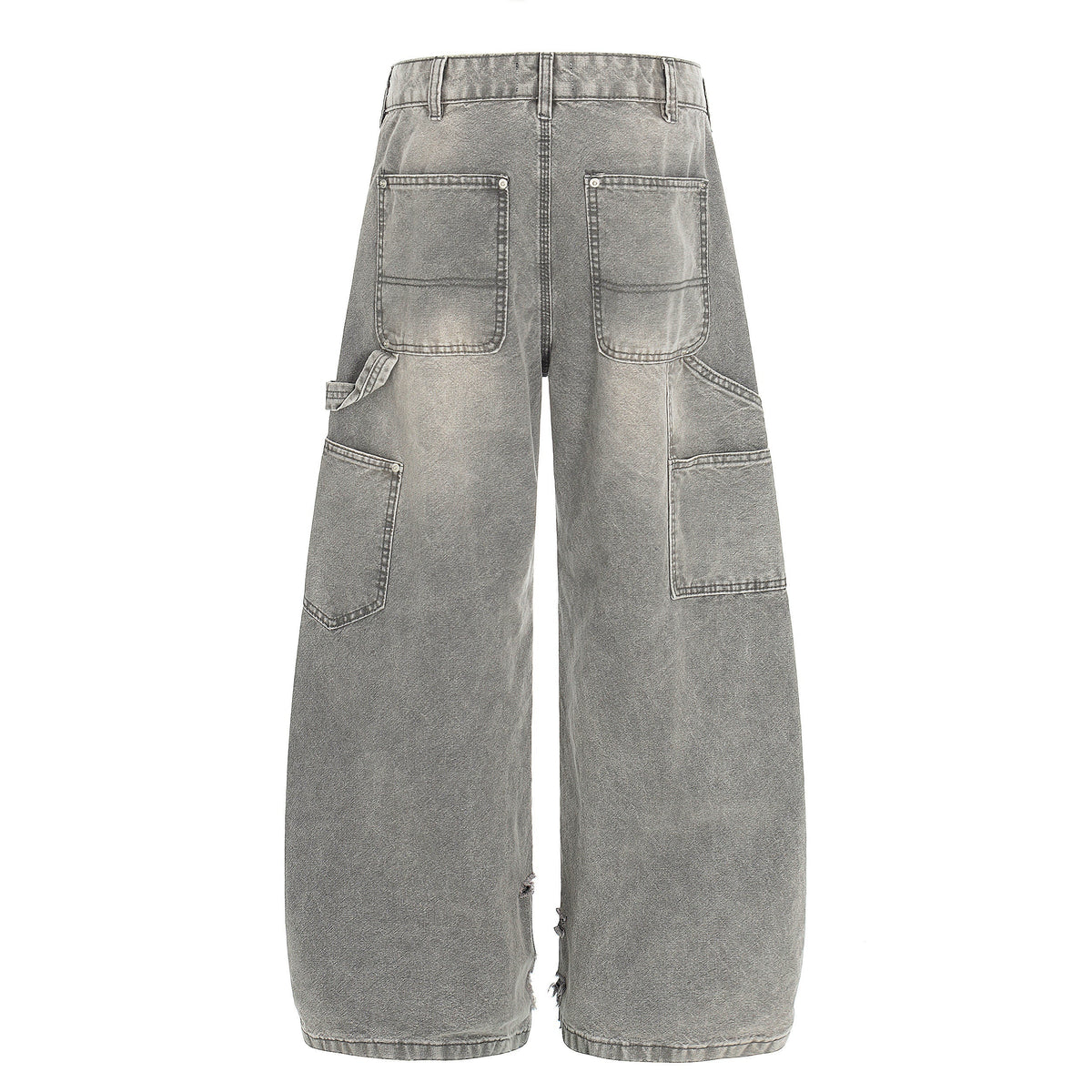 Madxmarx Gewaschene Utility-Jeans im Used-Look