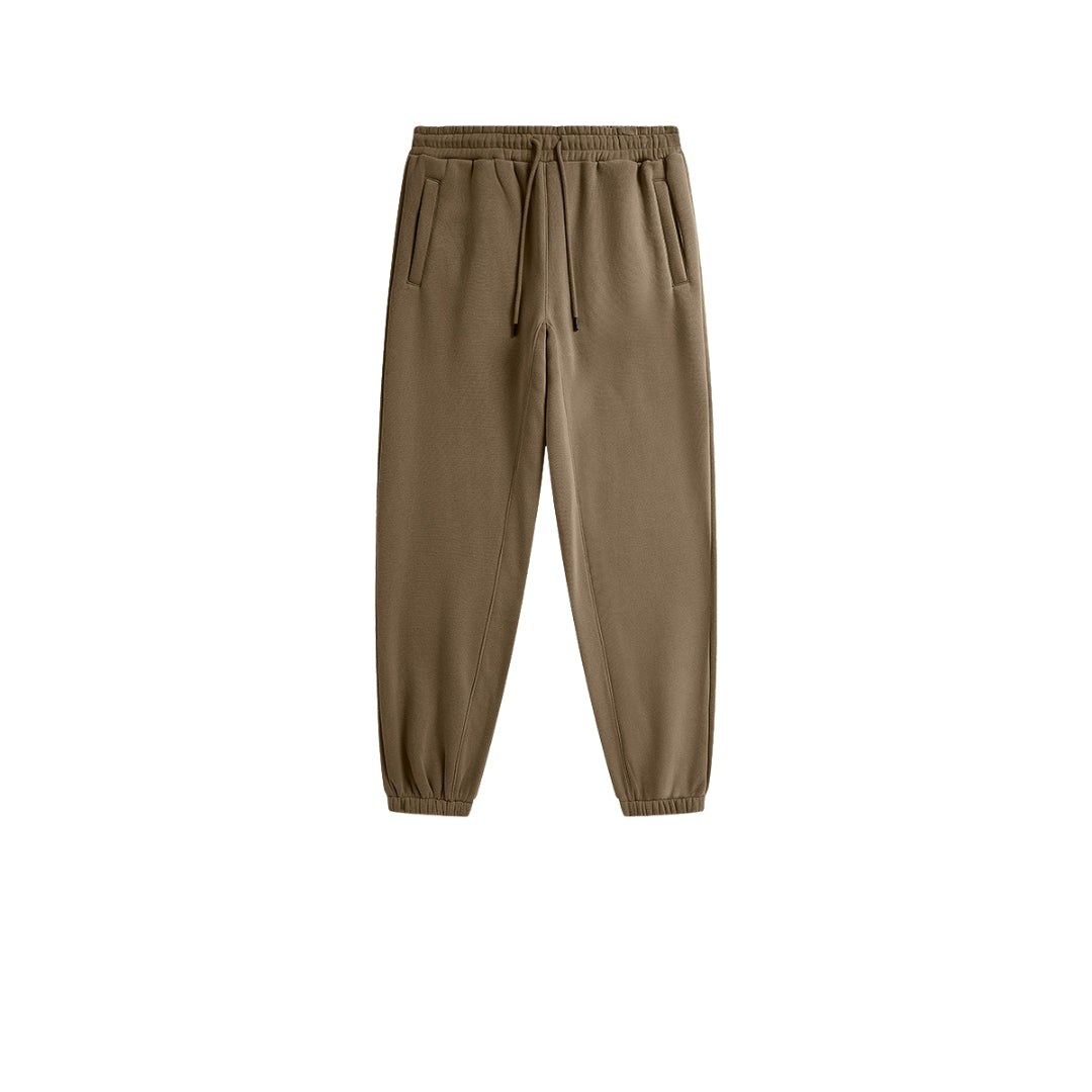 Felpa oversize con fodera in pile e pantaloni della tuta con fodera in pile