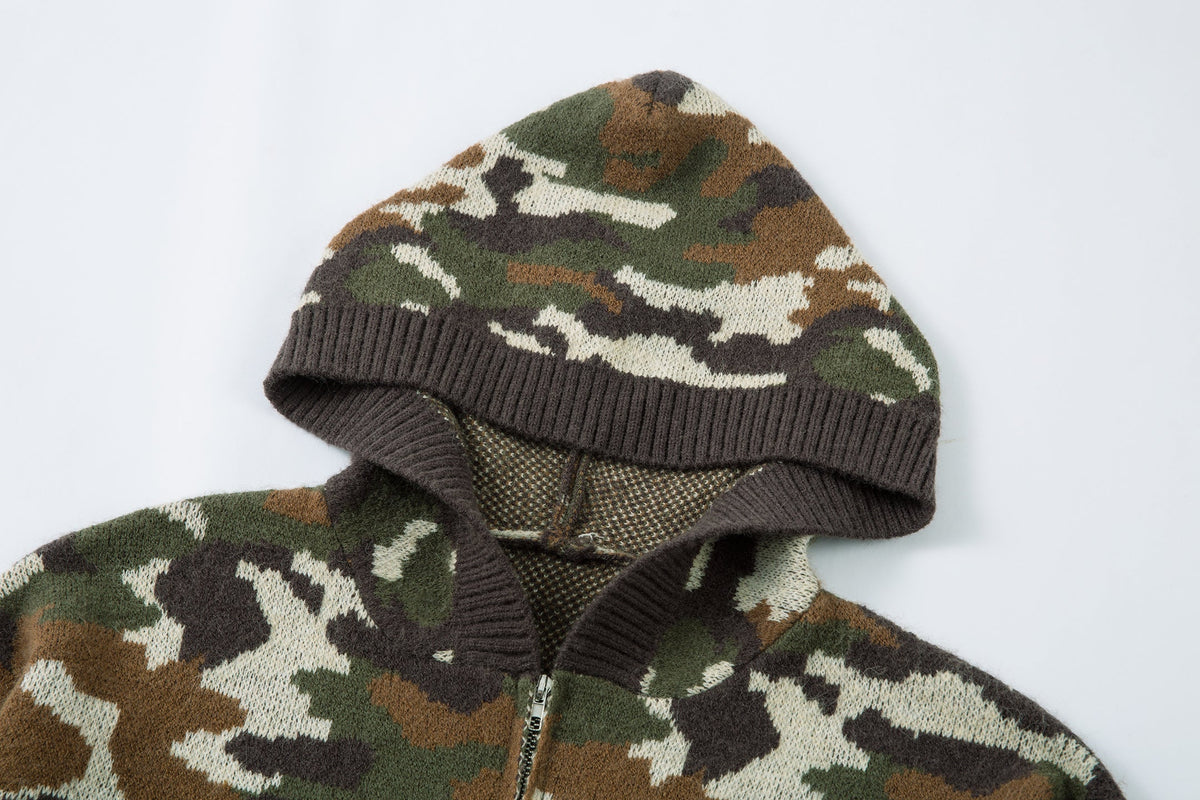 Madxmarx “07 Camo Knit Sweater”