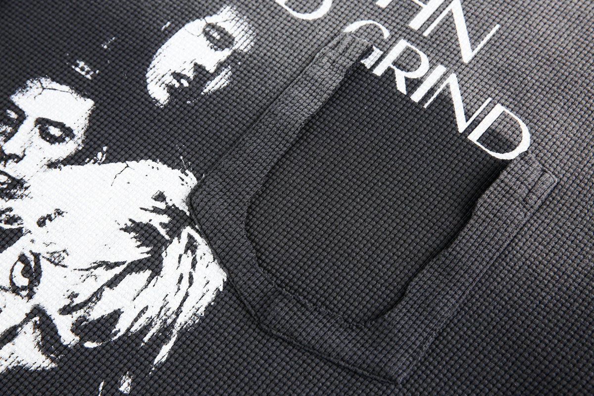 Madxmarx “Rise and Grind” Graphic Long Sleeve Tee