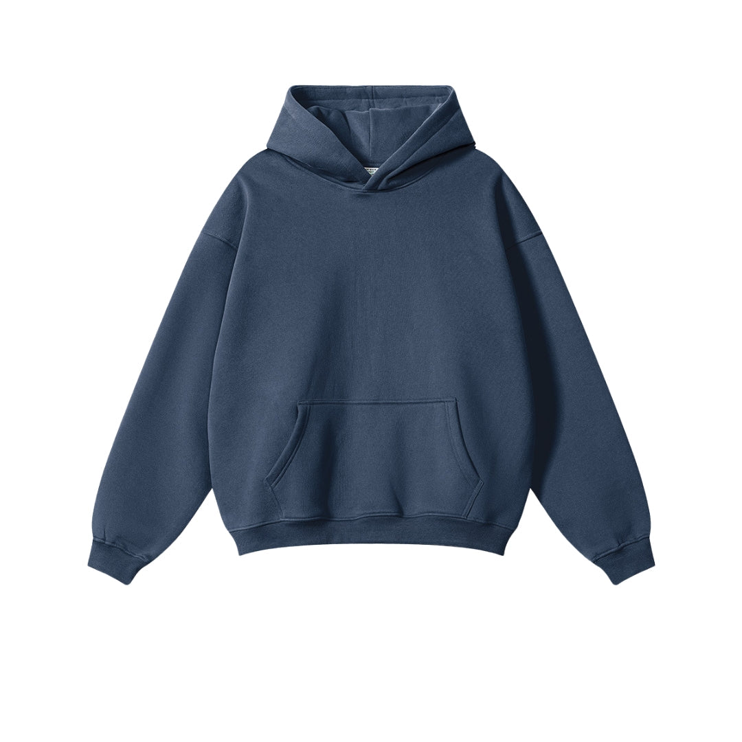 navy hoodie