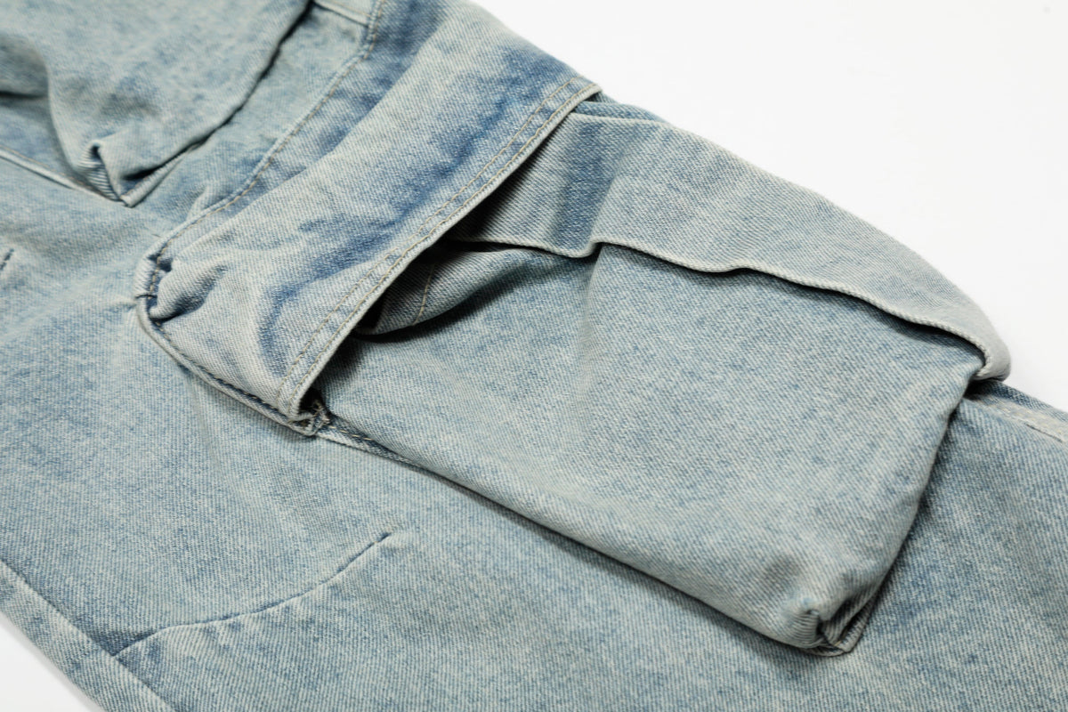 Madxmarx Multi-Layer Cargo Denim Pants