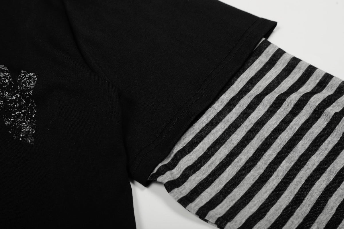 Madxmarx Layered Graphic Long Sleeve Tee