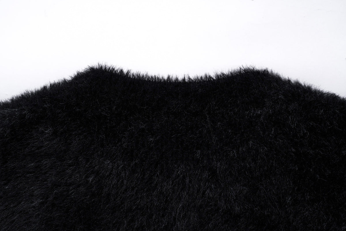 Madxmarx Fluffy Crest Knit Sweater
