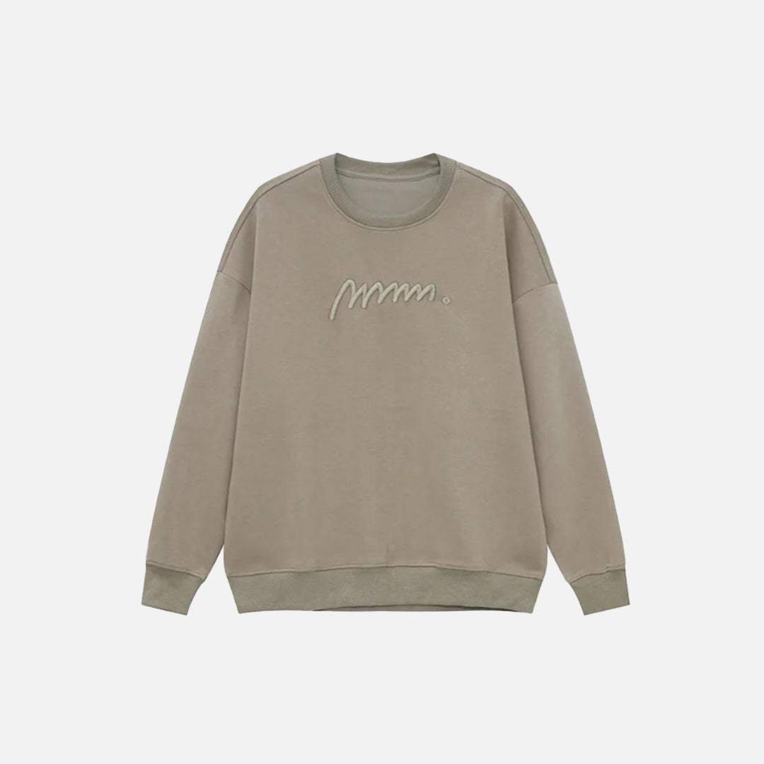 Modern Solid Color Sweatshirt