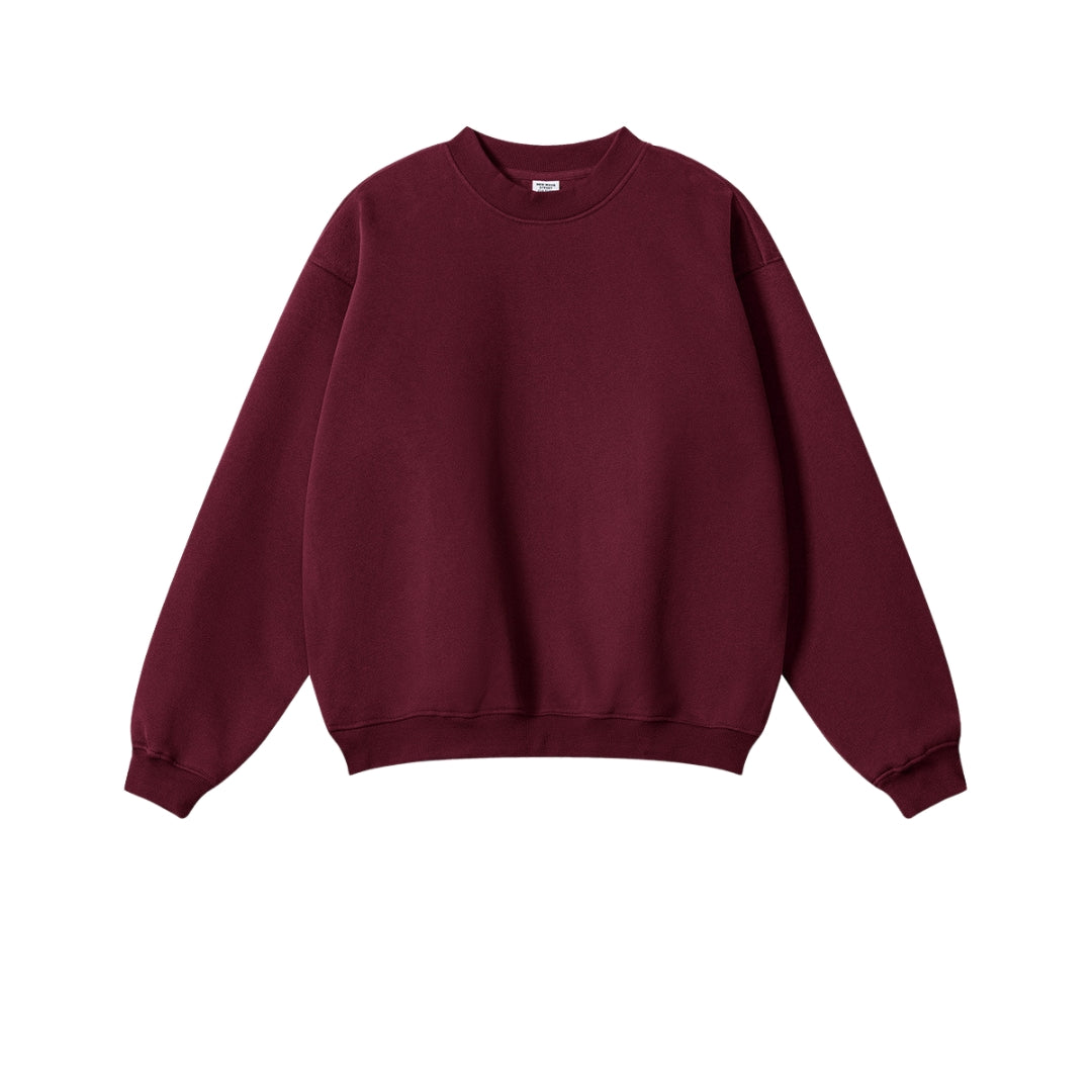 Fleece Lining Oversize Sweatshirt