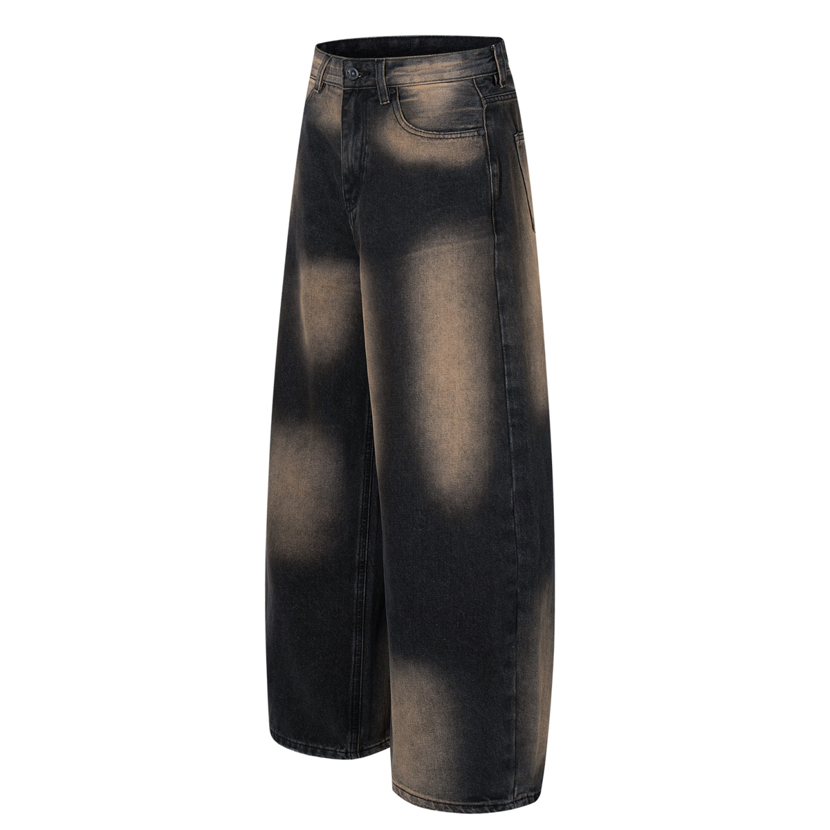 Madxmarx Washed-Cloud Wide-Leg Jeans