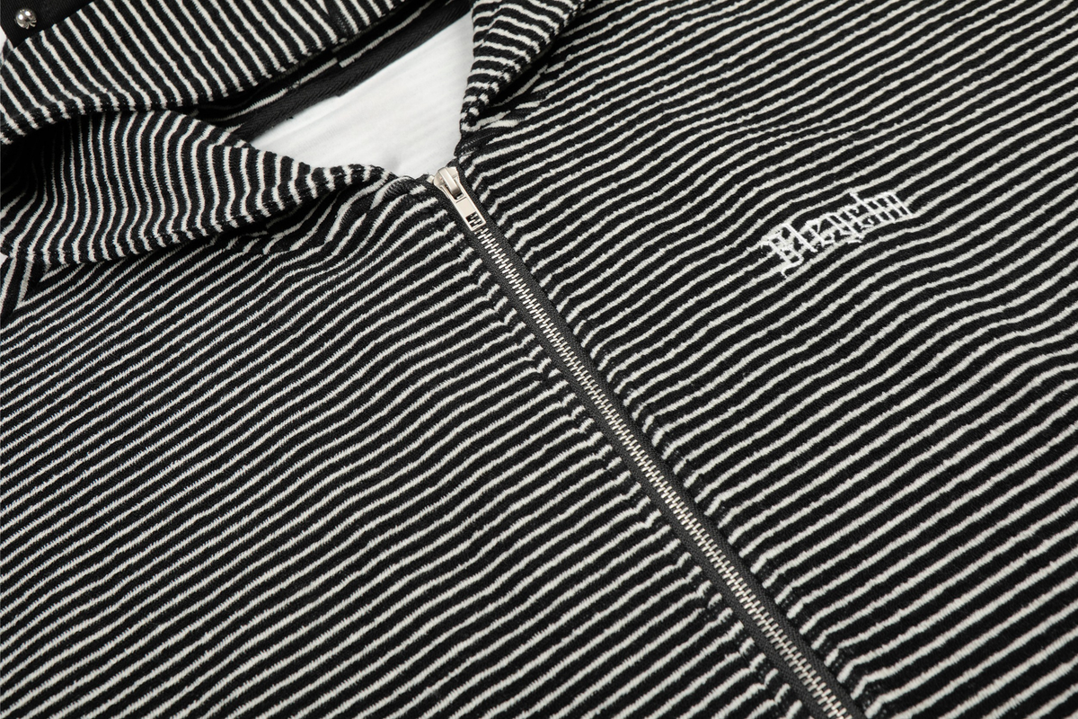 Madxmarx Striped Zip Hoodie