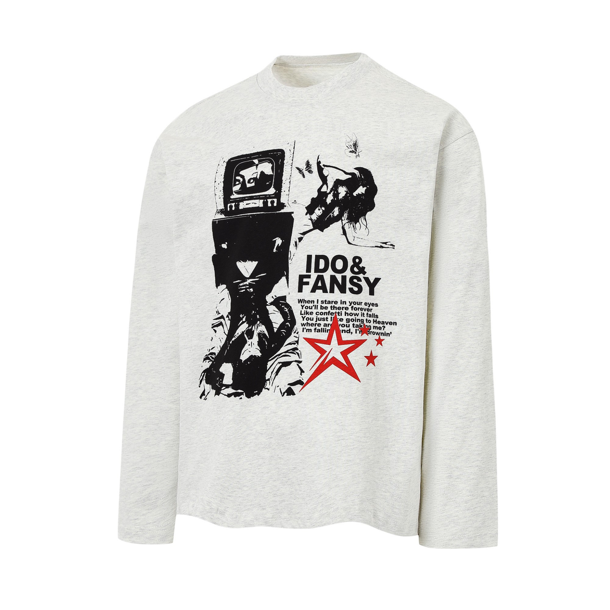 Madxmarx Graphic Collage Long-Sleeve Tee
