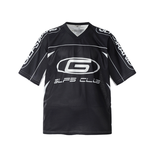 Jersey de malla con logotipo Madxmarx Tech - M / Negro