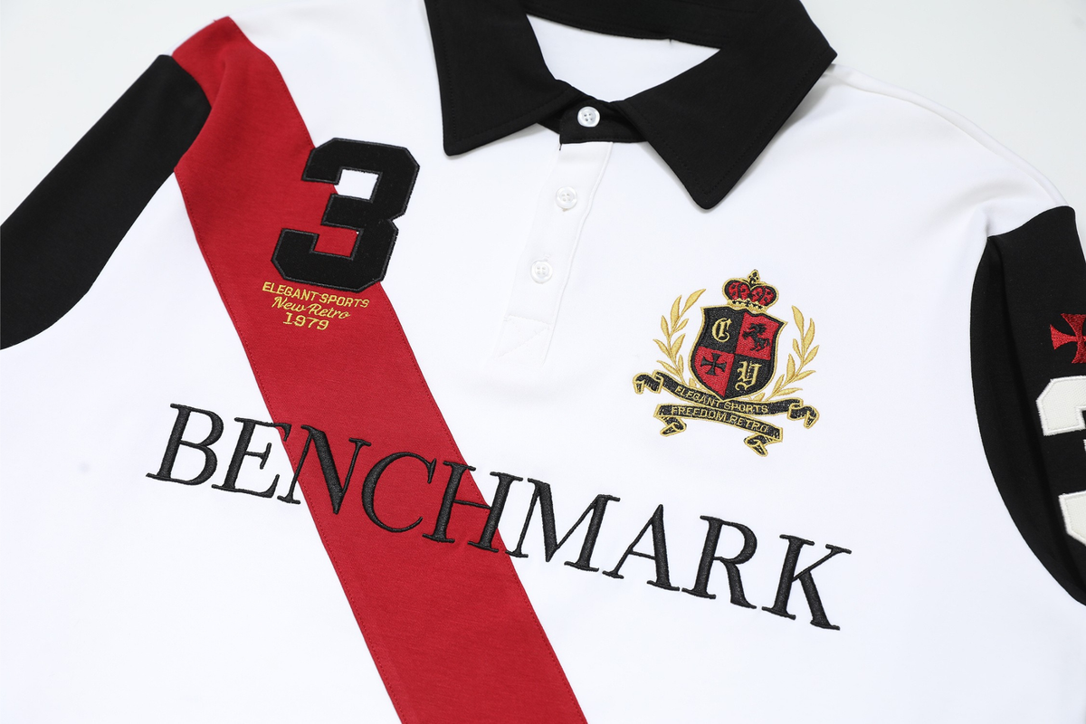 Madxmarx Heritage Stripe Long Sleeve Polo