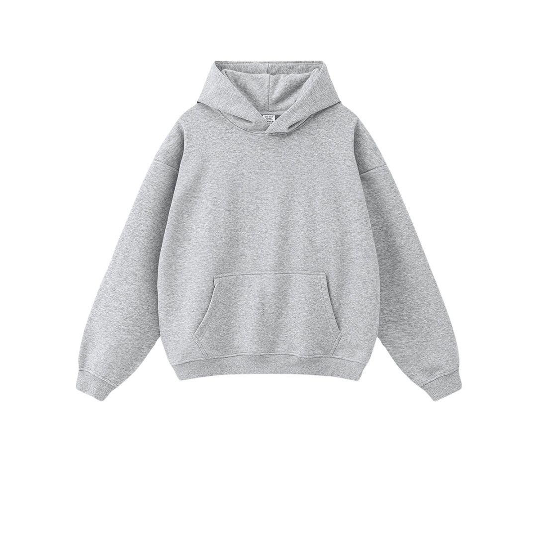 gray hoodie