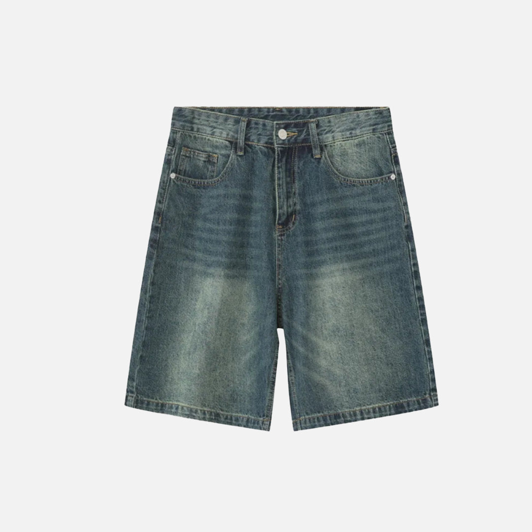 Retro chique denim shorts